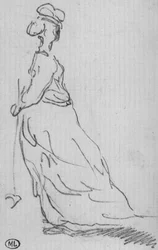 Studie für Jeanne Gonzales